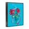 Stupell Industries Vivid Poppies in Clear Vase Framed Giclee, design by Susan Lugar
